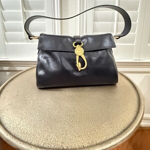 Dooney & Bourke Black Florentine Hobo Libby Handbag